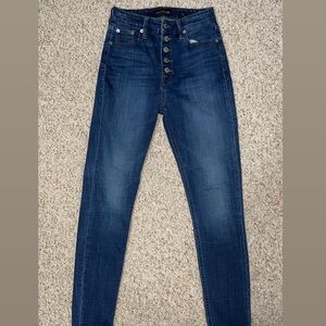 Lucky brand high waisted skinny jeans